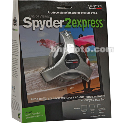 Colorvision spyder2express windows 7 driver